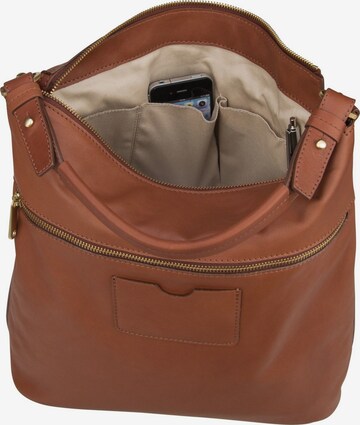 BREE Schultertasche 'Stockholm 5' in Braun