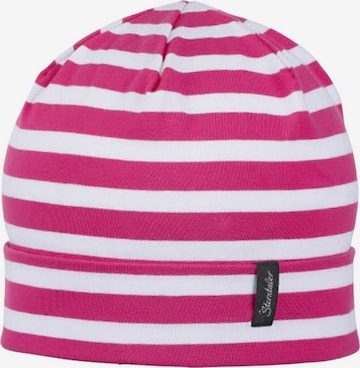 STERNTALER Beanie in Pink: front