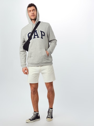 GAP Hoodie 'FLEECE GAP ARCH' in Grau