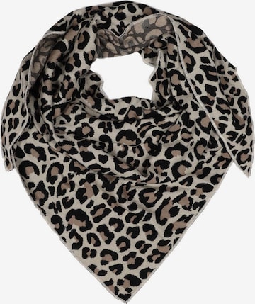 Foulard Zwillingsherz en beige : devant