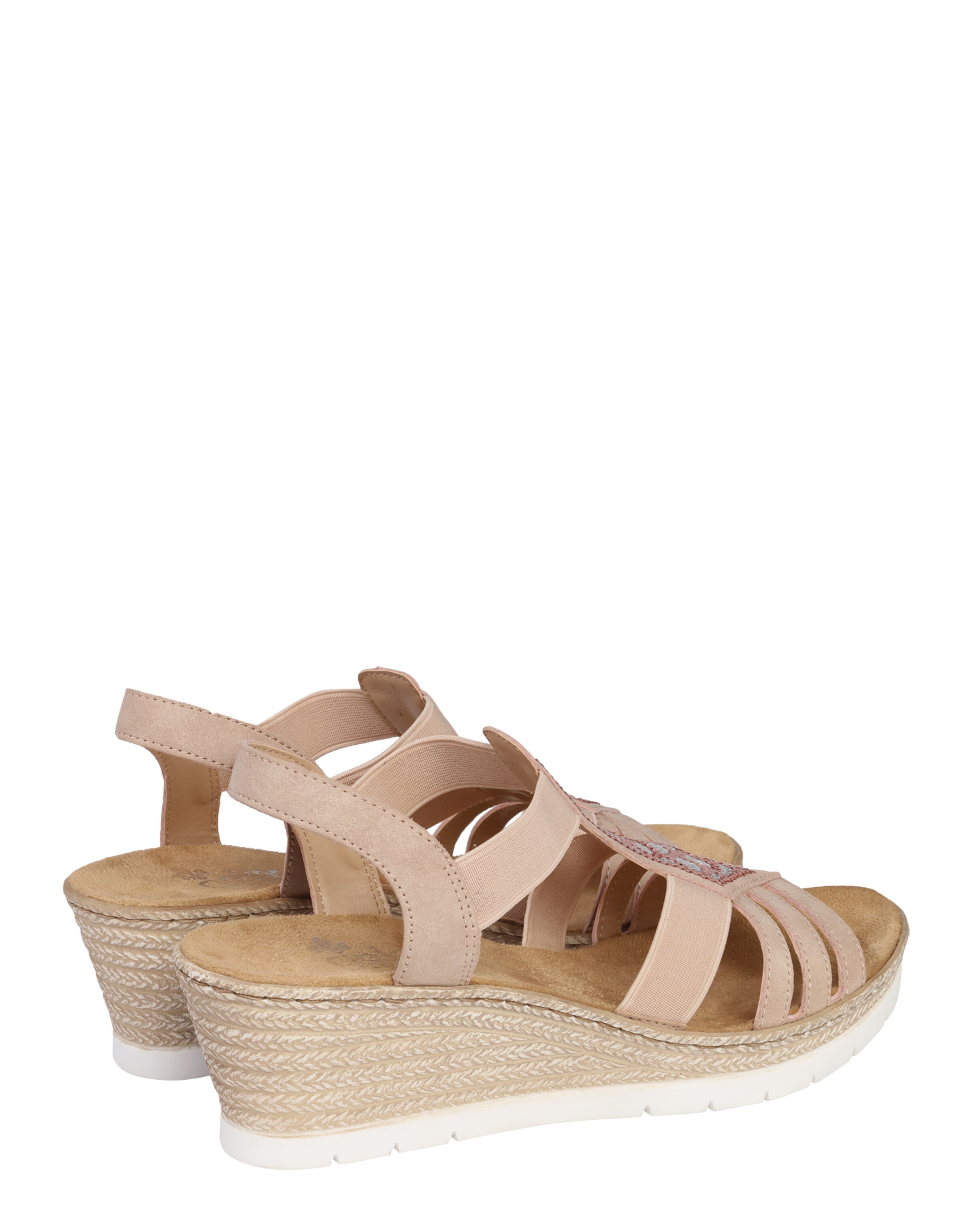 Rieker Sandalen met riem in Roze: terug