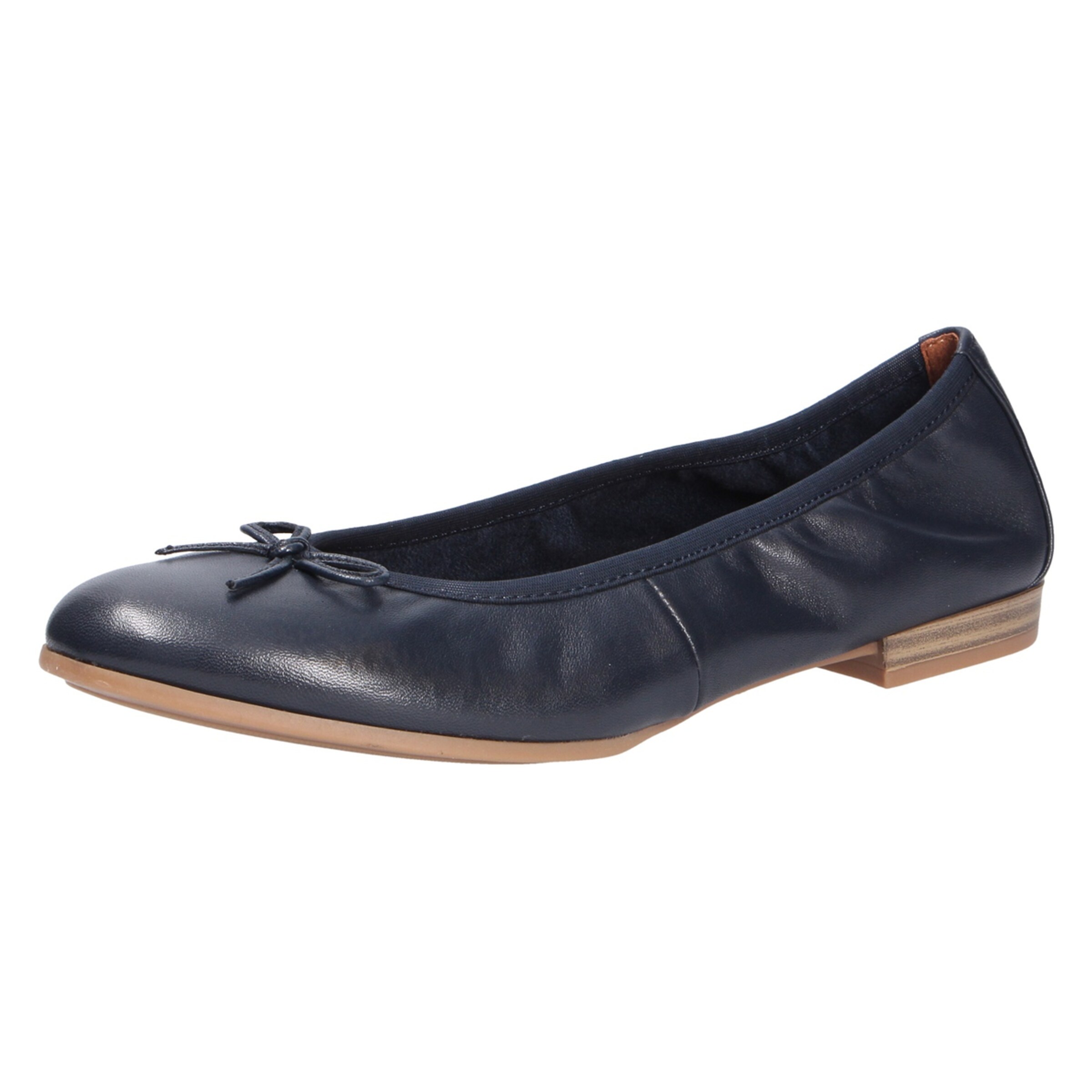 Tamaris Ballet Flats in Blue: front