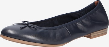 TAMARIS Ballet Flats in Blue: front