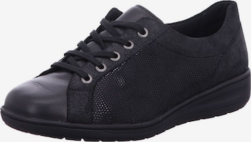 SOLIDUS Lace-Up Shoes in Black: front