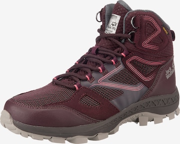 JACK WOLFSKIN Boots 'Downhill' in Purple: front