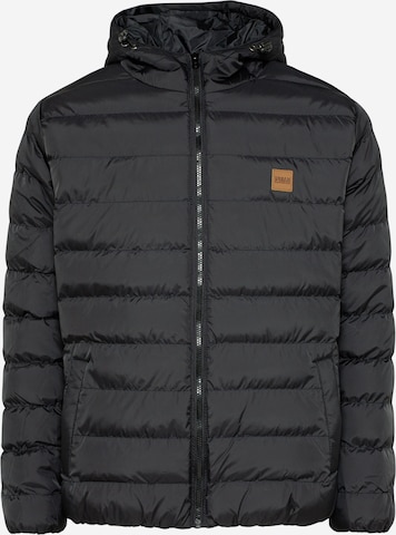 Urban Classics Зимняя куртка 'BASIC BUBBLE' в Черный: спереди