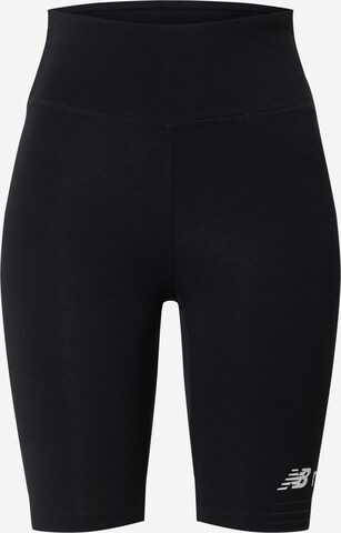 new balance Skinny Shorts in Schwarz: predná strana