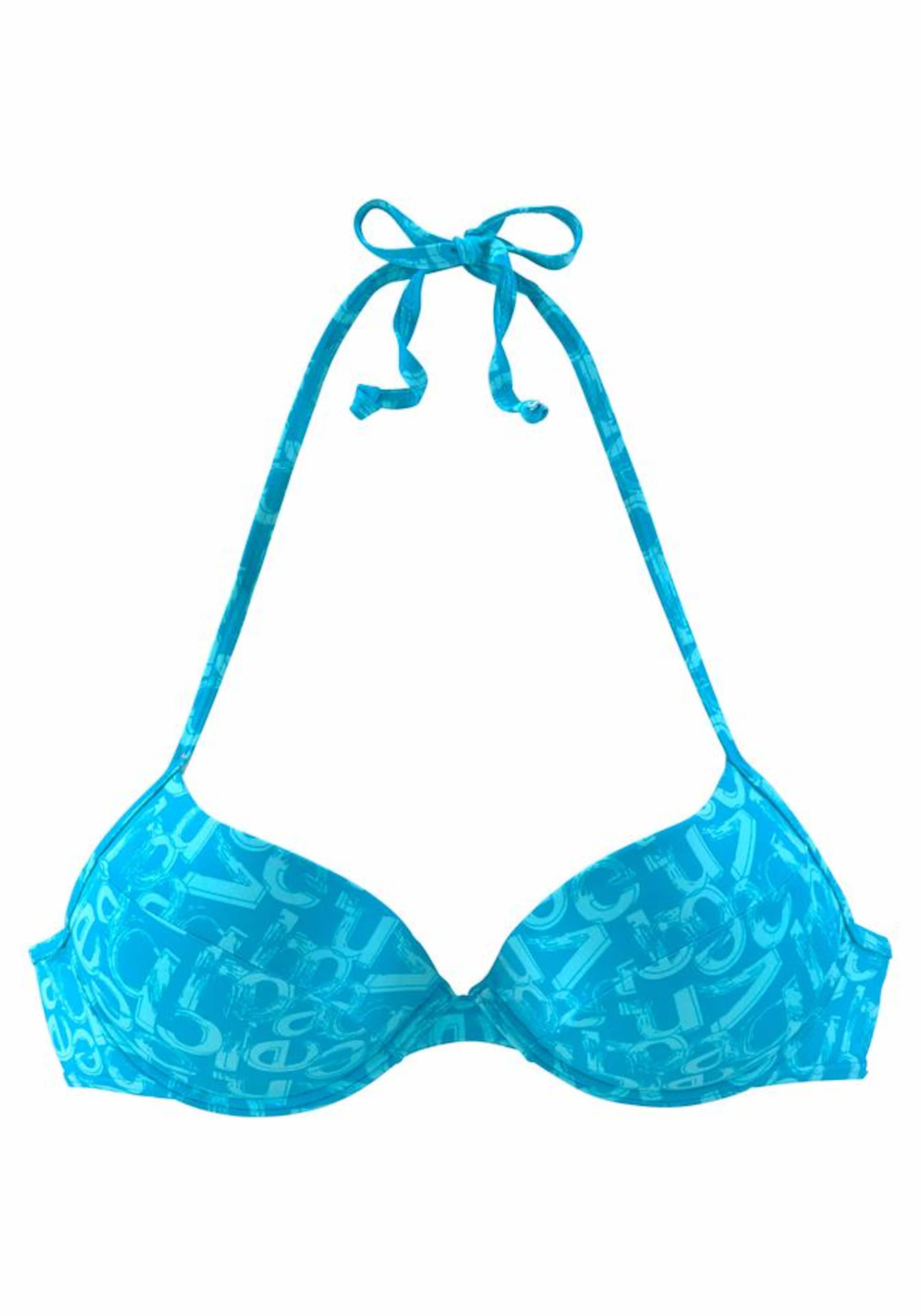 VENICE BEACH - Push-up-Top in aqua