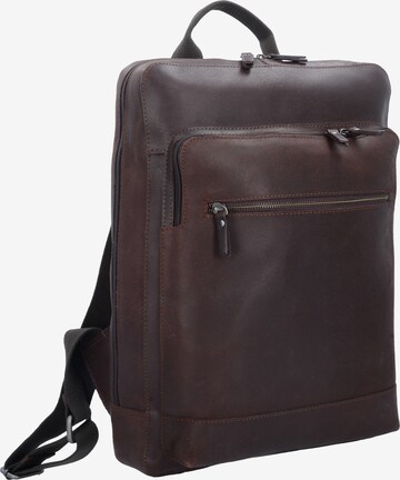 LEONHARD HEYDEN Backpack 'Dakota' in Brown