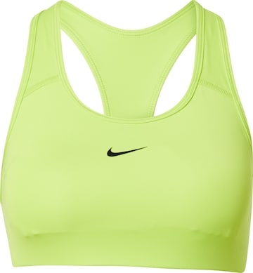 Soutien-gorge de sport NIKE en jaune : devant