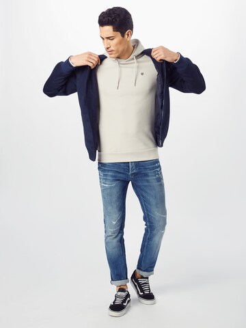 balts JACK & JONES Standarta piegriezums Sportisks džemperis 'Hardy'