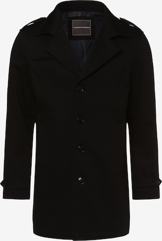 Finshley & Harding Between-Seasons Coat 'Aaron' in Black: front