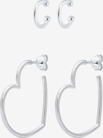 Boucles d'oreilles ELLI en argent : devant