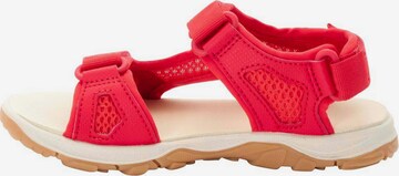 JACK WOLFSKIN Sandals 'Taraco' in Red