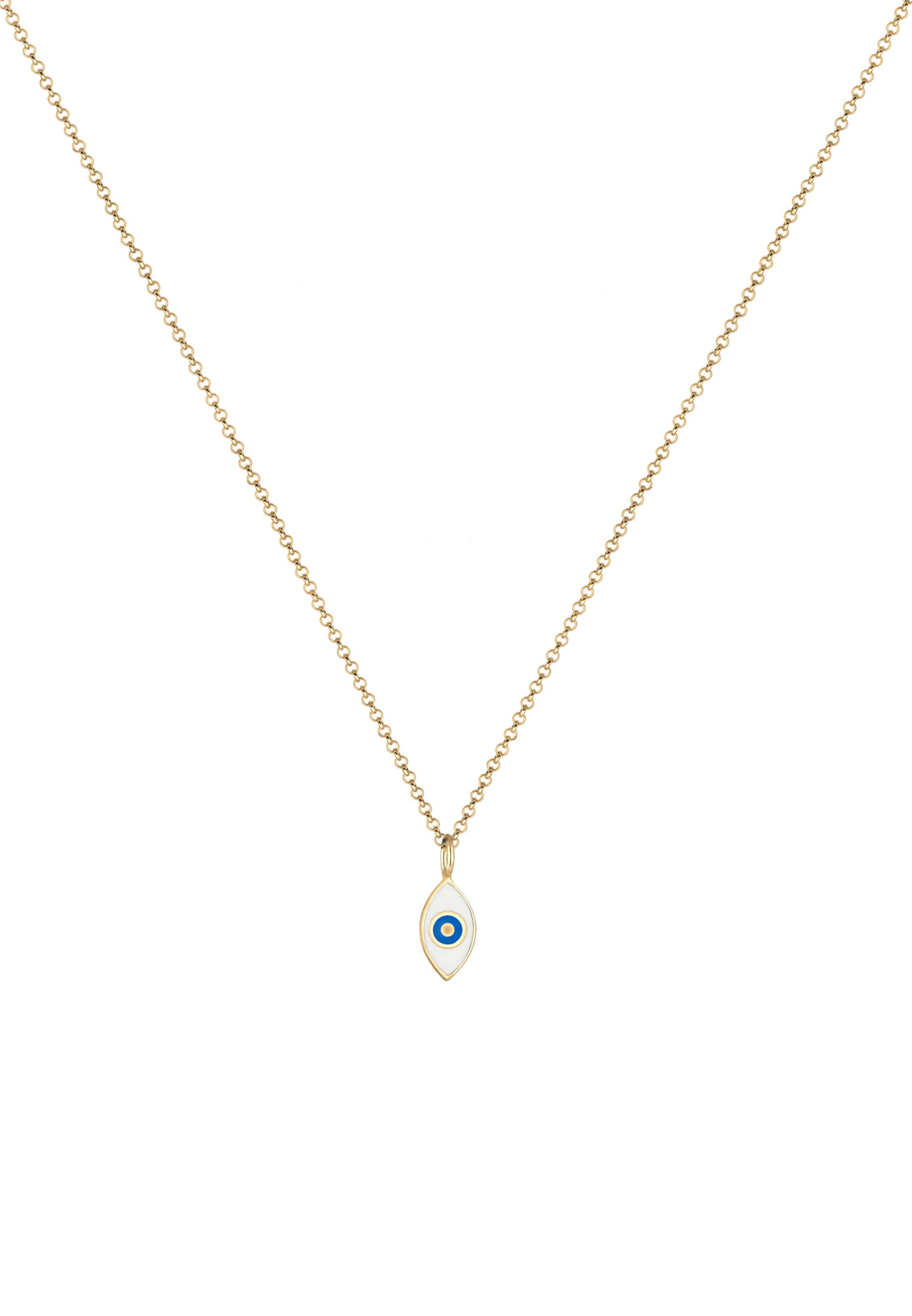 Lanțuri 'Evil Eye' de la ELLI pe auriu