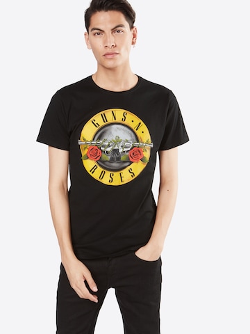 Mister Tee Shirt 'Guns n‘ Roses' in Zwart: voorkant