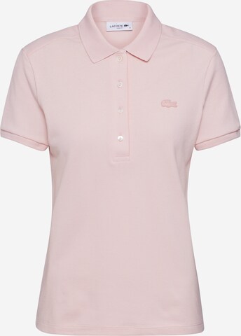 LACOSTE Tričko 'Chemise' – pink: přední strana