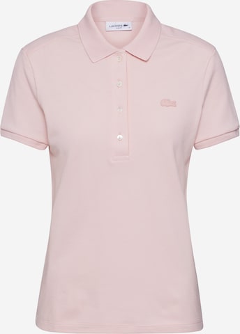 T-shirt 'Chemise' LACOSTE en rose : devant