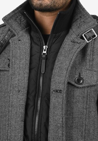 INDICODE JEANS Winter Coat 'Brandan' in Grey