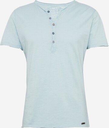 Key Largo Shirt 'MT LEMONADE button' in Blauw: voorkant