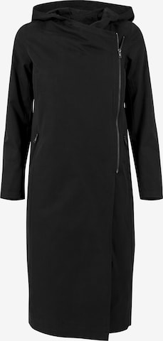 Urban Classics Between-Seasons Coat in Black: front