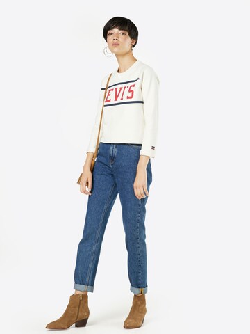 Sweat-shirt 'Raw Graphic' LEVI'S ® en blanc