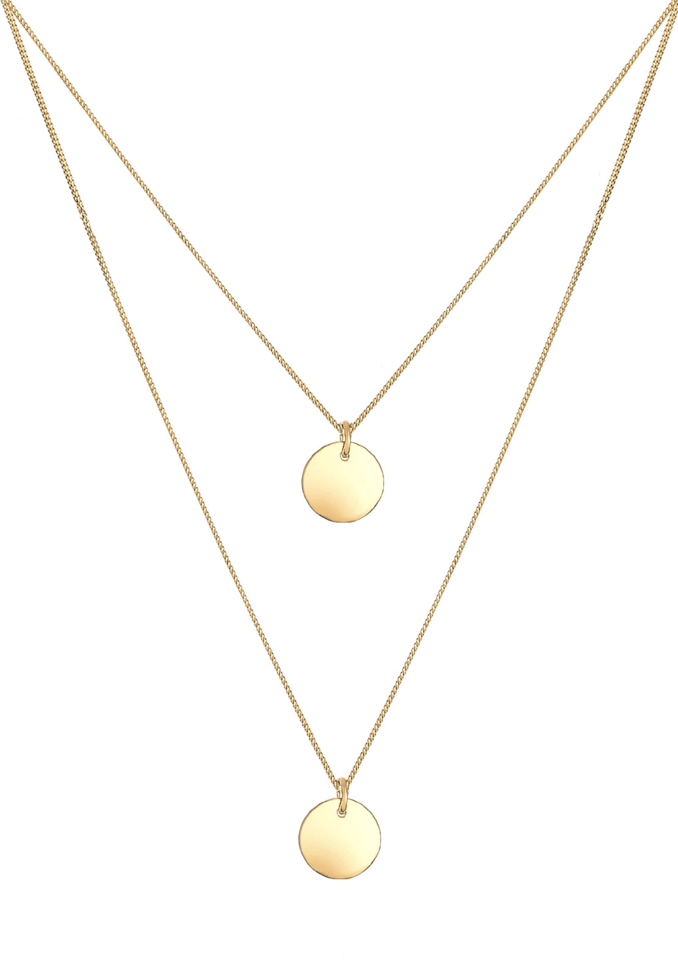 ELLI Retiazka 'Kreis' - Zlatá: predná strana