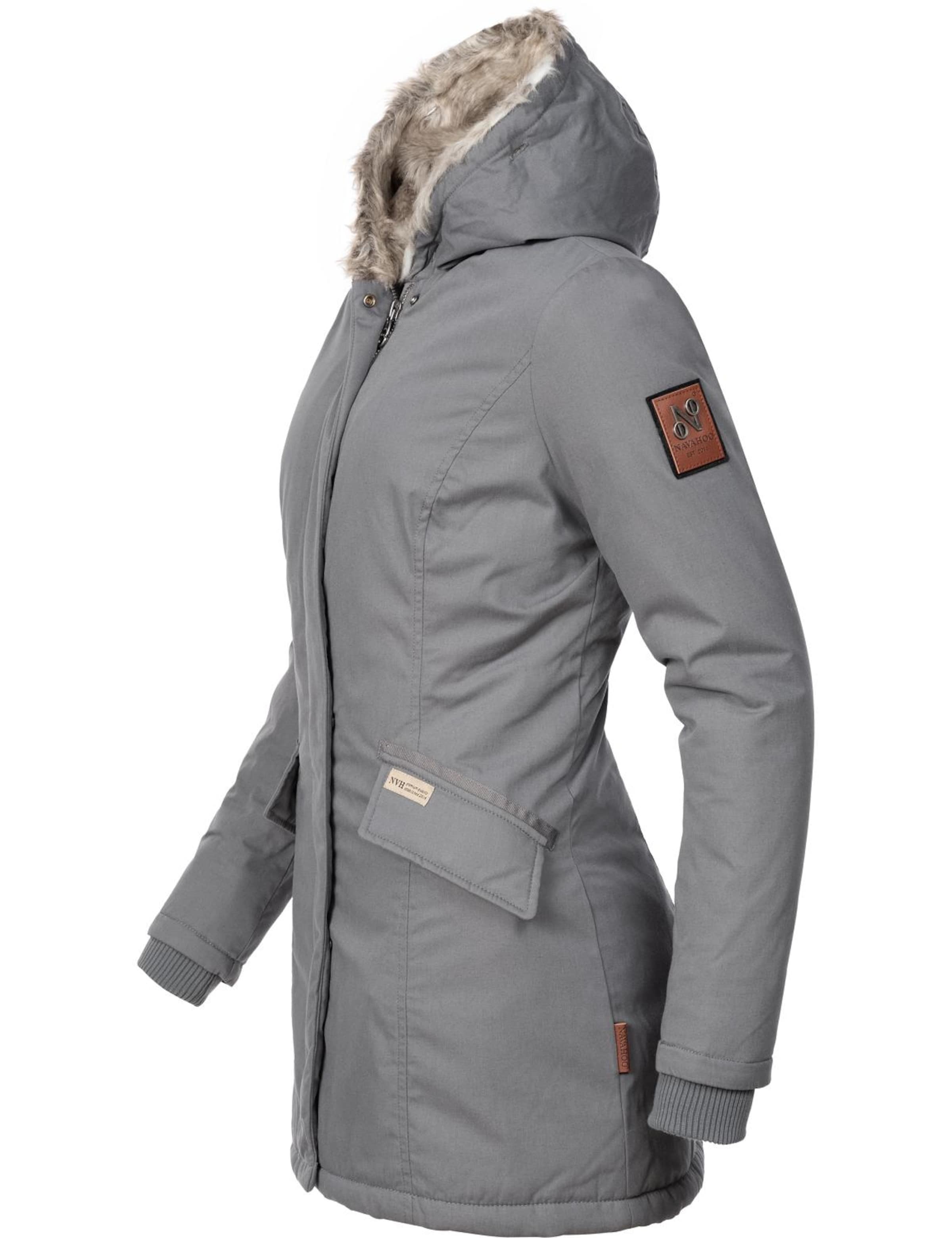 NAVAHOOZimski kaput 'Cristal' - siva boja