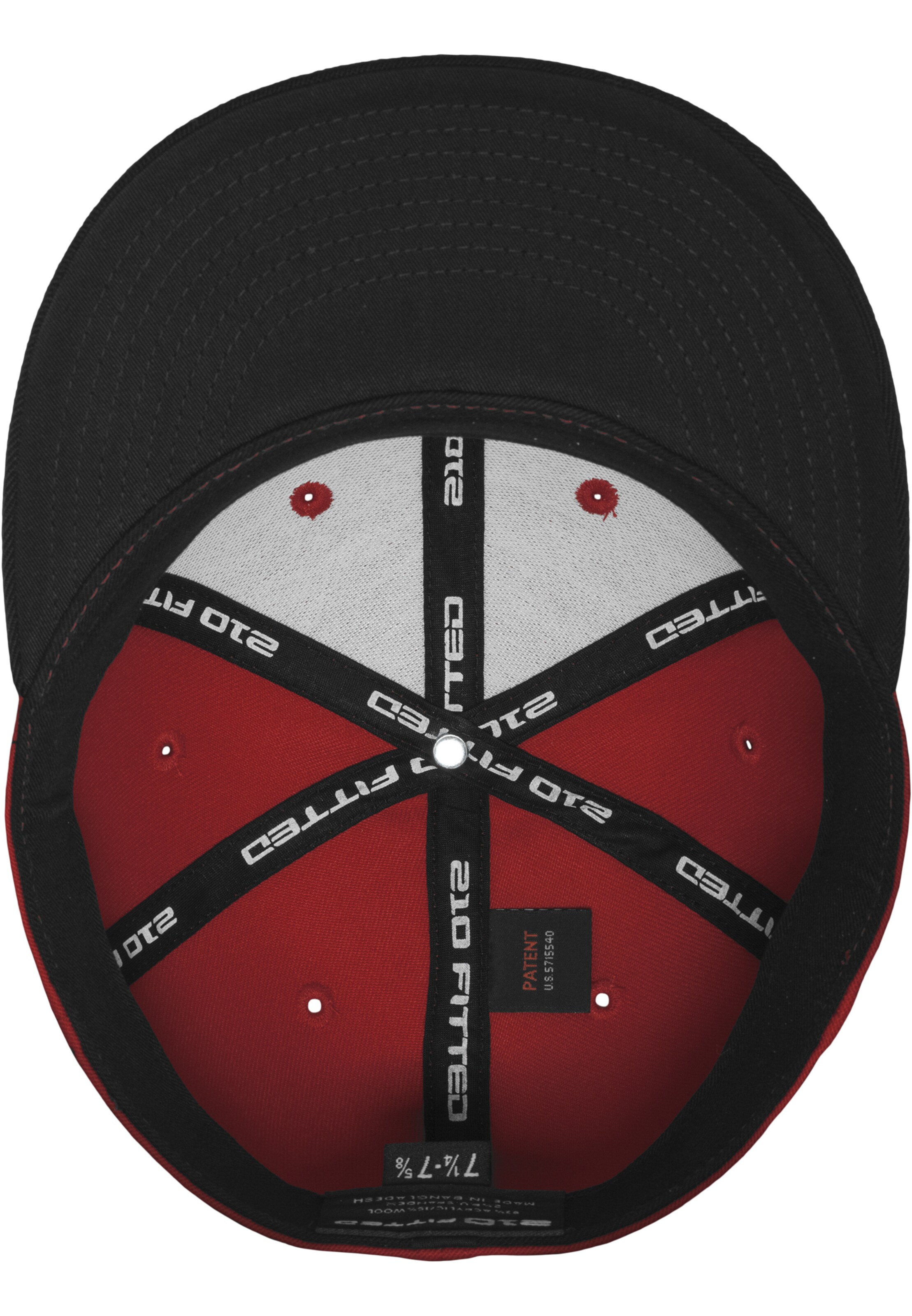 Cappello da baseball 'Premium 210' di Flexfit in rosso