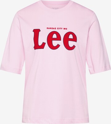 Lee Shirt 'LEE TEE' in Pink