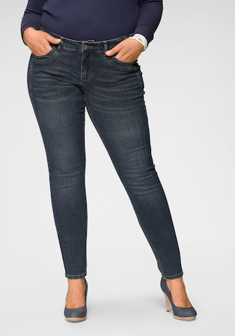 ARIZONA Skinny Jeans in Blue: front