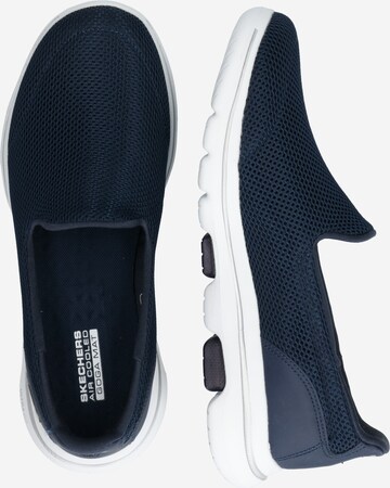 SKECHERS Slip-on 'Go Walk' in Blauw: zijkant