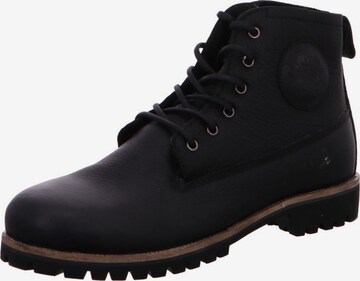 BLACKSTONE Lace-Up Boots in Black: front