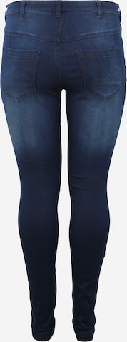 Zizzi Slimfit Jeans 'AMY' in Blau