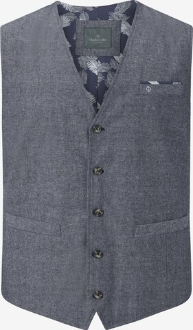 Gilet de costume 'Duke Daniel' Charles Colby en gris : devant