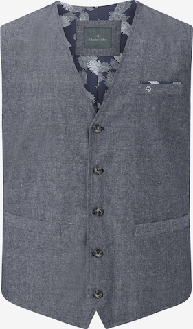 Charles Colby Suit Vest 'Duke Daniel' in Grey: front