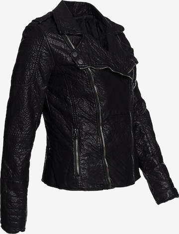 Maze Kunst-Lederjacke 'Angely' in Schwarz