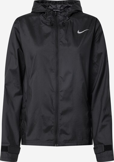 NIKE Sports jacket 'Essential' in Black / White, Item view