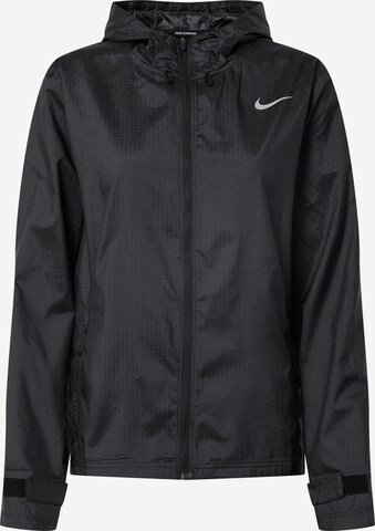 NIKE Sports jacket in Black: front