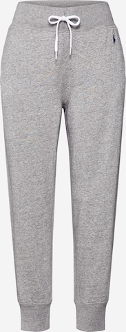Polo Ralph Lauren Конический (Tapered) Штаны 'PO SWEATPANT-ANKLE PANT' в Серый: спереди