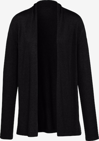 Peter Hahn Knit Cardigan 'Caro' in Black: front