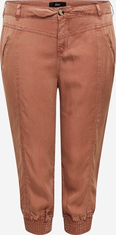 Zizzi Regular Broek 'JELINOR' in Groen