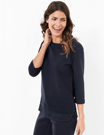 GERRY WEBER Shirt in Blauw: voorkant