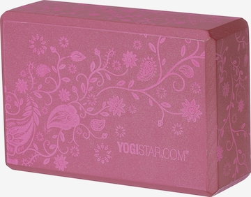 YOGISTAR.COM Yoga Block in Rot: predná strana