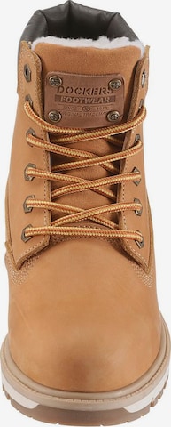 Dockers by Gerli Snøreboots i brun