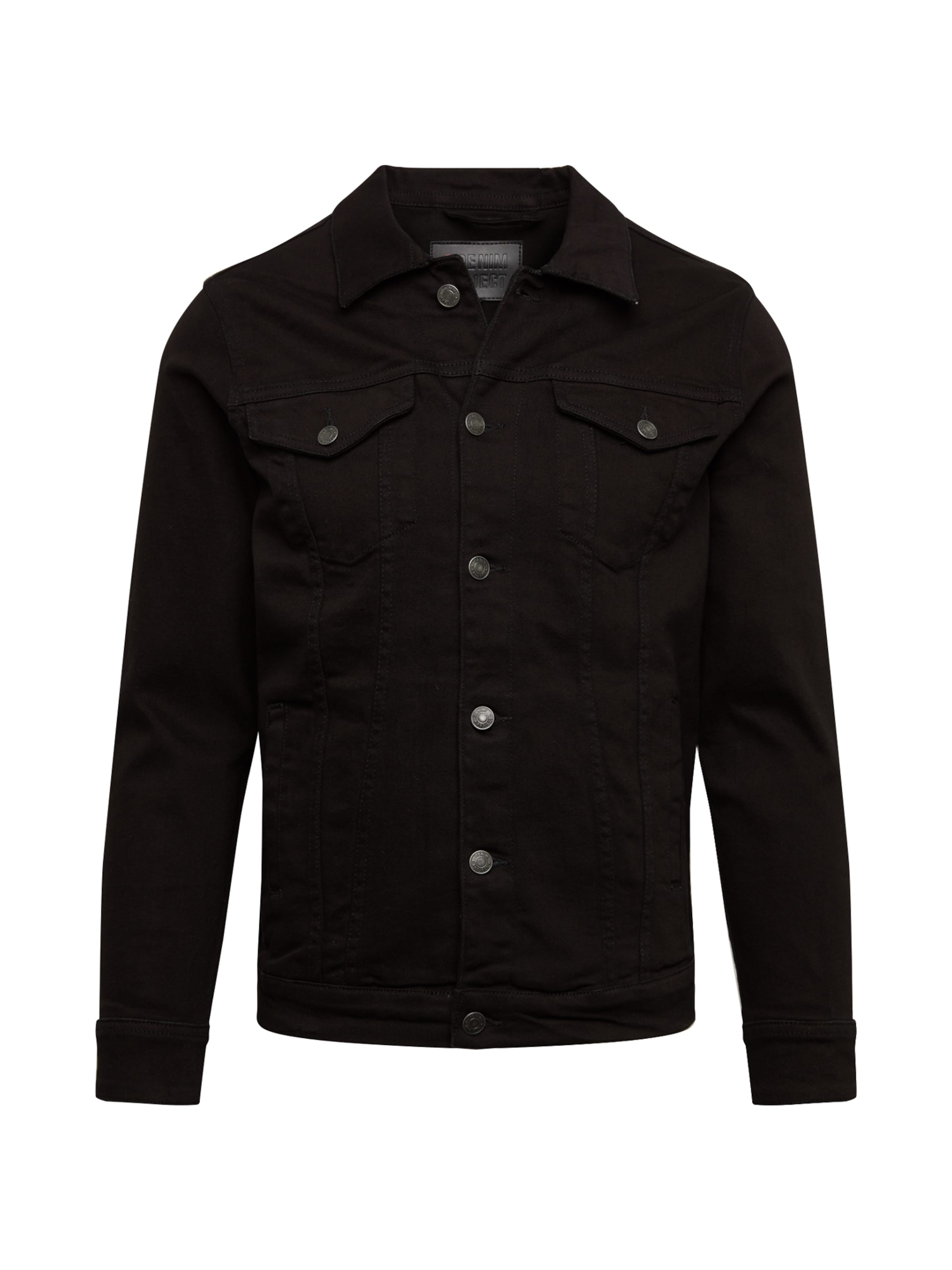 Denim Project Regular fit Between-Season Jacket 'Kash' in Black: front