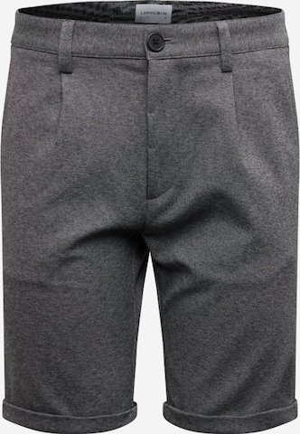 Lindbergh Pleat-Front Pants in Grey: front