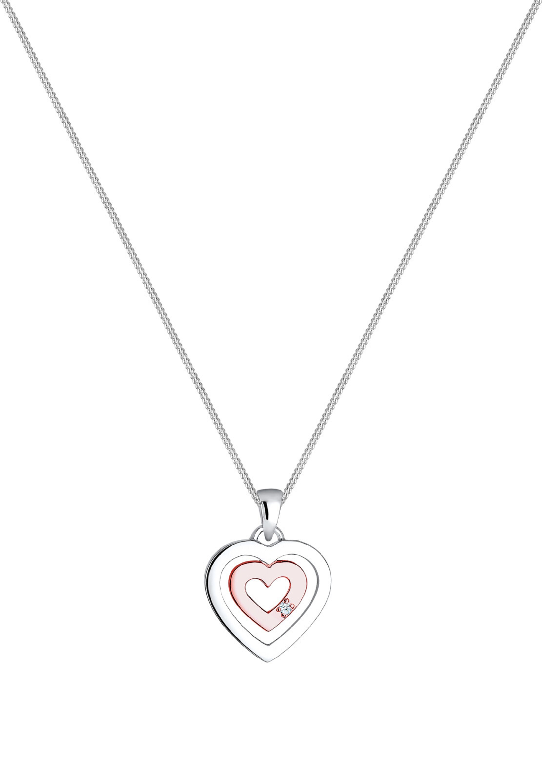 Chaîne 'Herz' Elli DIAMONDS en argent