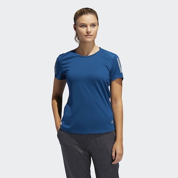 T-shirt fonctionnel 'Own The Run' ADIDAS SPORTSWEAR en bleu : devant