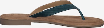 TAMARIS T-Bar Sandals in Blue